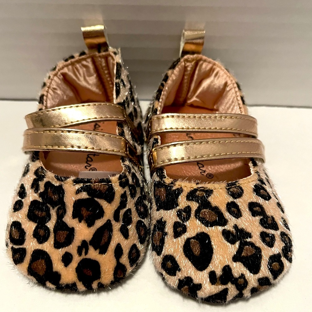 Rising Star Animal Print Baby Shoes